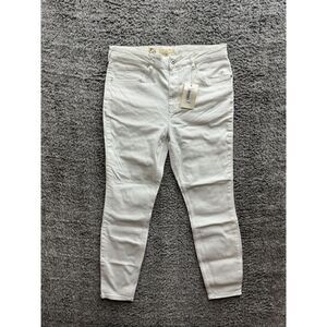 Ted Baker‎ Ziarah Mid Rise Skinny Jeans in White Size 32 NWT